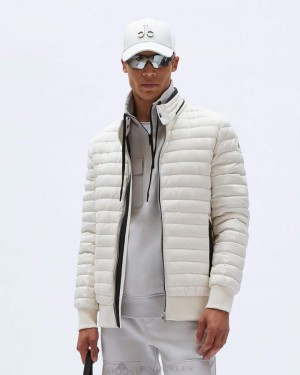 Chaqueta De Bombardero Moose Knuckles Air Down Bomber Hombre Plaster | 647509-QIS