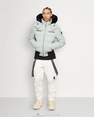 Chaqueta De Bombardero Moose Knuckles Cloud Bomber Neoshear Hombre Negras | 496170-ZGC