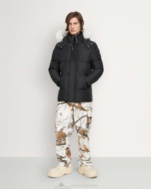 Chaquetas Moose Knuckles Cloud 3q Neoshear Hombre Negras | 380491-SCF