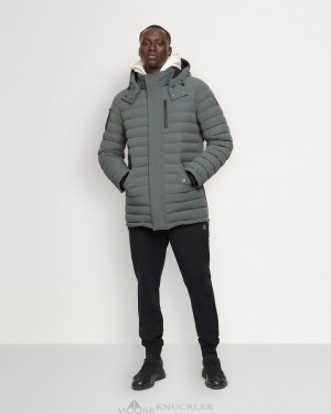 Chaquetas Moose Knuckles Greystone Jacket Hombre Forest Hill | 892013-USM