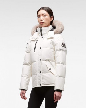 Chaquetas Moose Knuckles Original 3q Fur Mujer Milky Way / Stoned Fox Fur | 694758-AXH