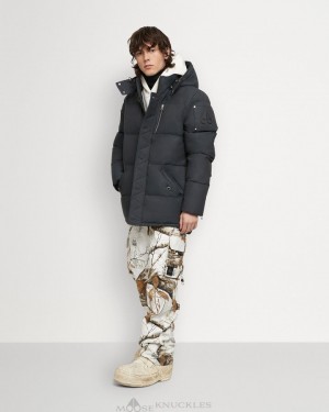 Chaquetas Moose Knuckles Original 3q Hombre Granite | 652014-MUR