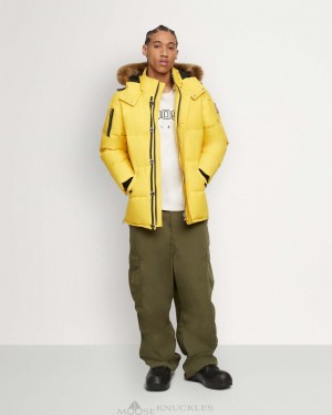 Chaquetas Moose Knuckles Original 3q Jacket Shearling Hombre Marrones | 645938-BVM