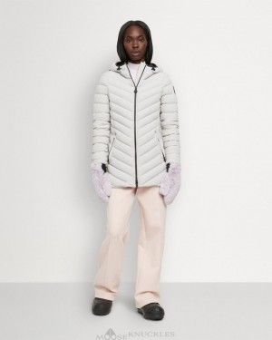 Chaquetas Moose Knuckles Rockcliff Jacket Mujer Gris | 174839-EWH