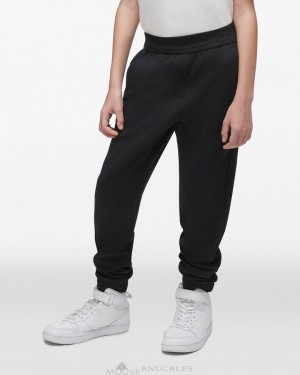 Pantalones Jogger Moose Knuckles Jogger Niños Negras | 167298-BQX
