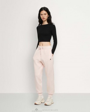 Pantalones Moose Knuckles Berkley Jogger Mujer Plaster | 467895-ZVR