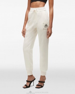 Pantalones Moose Knuckles Brooklyn Jogger Mujer Plaster | 194287-XPU