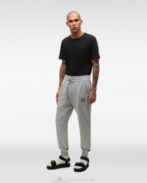 Pantalones Moose Knuckles Brooklyn Jogger Hombre Gris | 430619-OIK