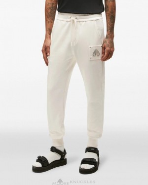Pantalones Moose Knuckles Brooklyn Jogger Hombre Plaster | 817492-PQE