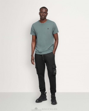Pantalones Moose Knuckles Hartsfield Cargo Hombre Negras | 309527-NUY