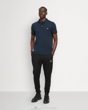 Pantalones Moose Knuckles Hartsfield Jogger Hombre Negras | 097314-RXC