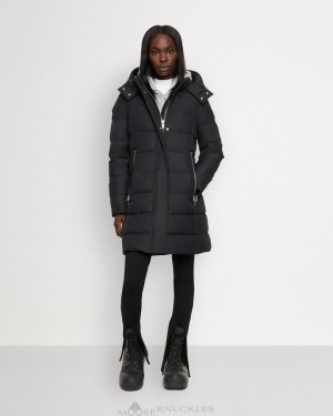 Parkas Moose Knuckles Cloud Berland Parka Mujer Negras | 293104-EFJ