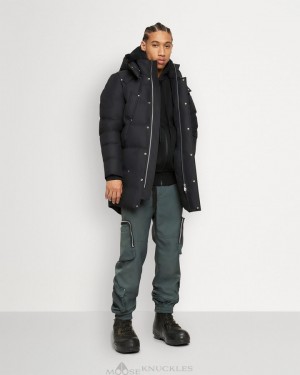 Parkas Moose Knuckles Cloud Parka Hombre Negras | 651289-IPV