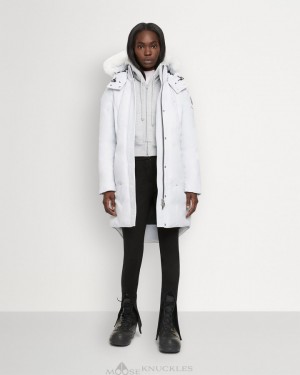 Parkas Moose Knuckles Cloud Parka Shearling Mujer Nimbus Cloud / Natural Shearling | 924507-TNP