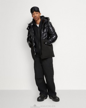 Parkas Moose Knuckles Dugald 2.0 Hombre Negras Negras | 508124-OBK