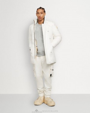 Parkas Moose Knuckles Gold Stirling Parka Neoshear Hombre Marrones | 953748-SEA