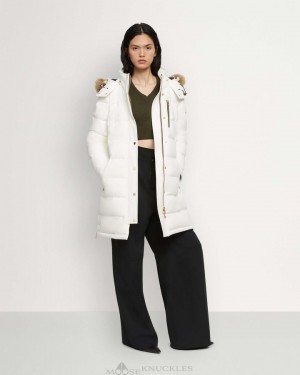 Parkas Moose Knuckles Gold Watershed Parka Mujer Marrones | 615789-MAE