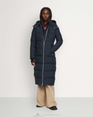 Parkas Moose Knuckles Jocada Parka Mujer Azul Marino | 691304-IFR