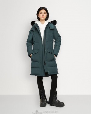 Parkas Moose Knuckles Onyx Causapscal Parka Mujer Negras | 304198-MFZ