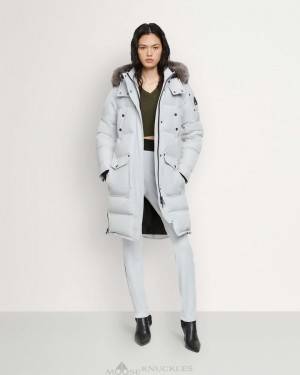 Parkas Moose Knuckles Onyx Causapscal Parka Mujer Gris | 857129-HBU