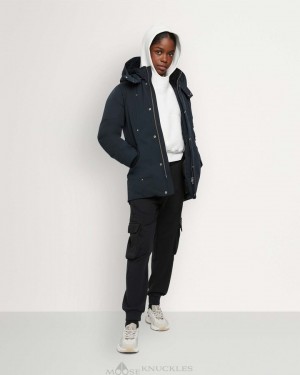Parkas Moose Knuckles Original Parka Niños Azul Marino | 520947-NBO