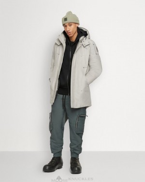 Parkas Moose Knuckles Original Saint Ulric Parka Hombre Azul Marino | 135479-HDU