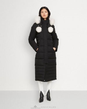 Parkas Moose Knuckles Original Saskatchewan Parka Fur Mujer Negras | 389201-VLC