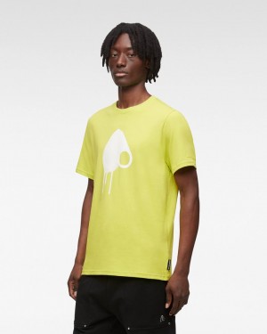 Tees Moose Knuckles Augustine Tee Hombre Verde | 183096-OAN