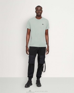 Tees Moose Knuckles Satellite Tee Hombre Shadow | 845907-LYM