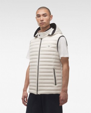 Vests Moose Knuckles Air Down Vest Hombre Plaster | 459867-HWG