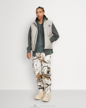 Vests Moose Knuckles Montreal Vest Hombre Gris | 576304-QCF